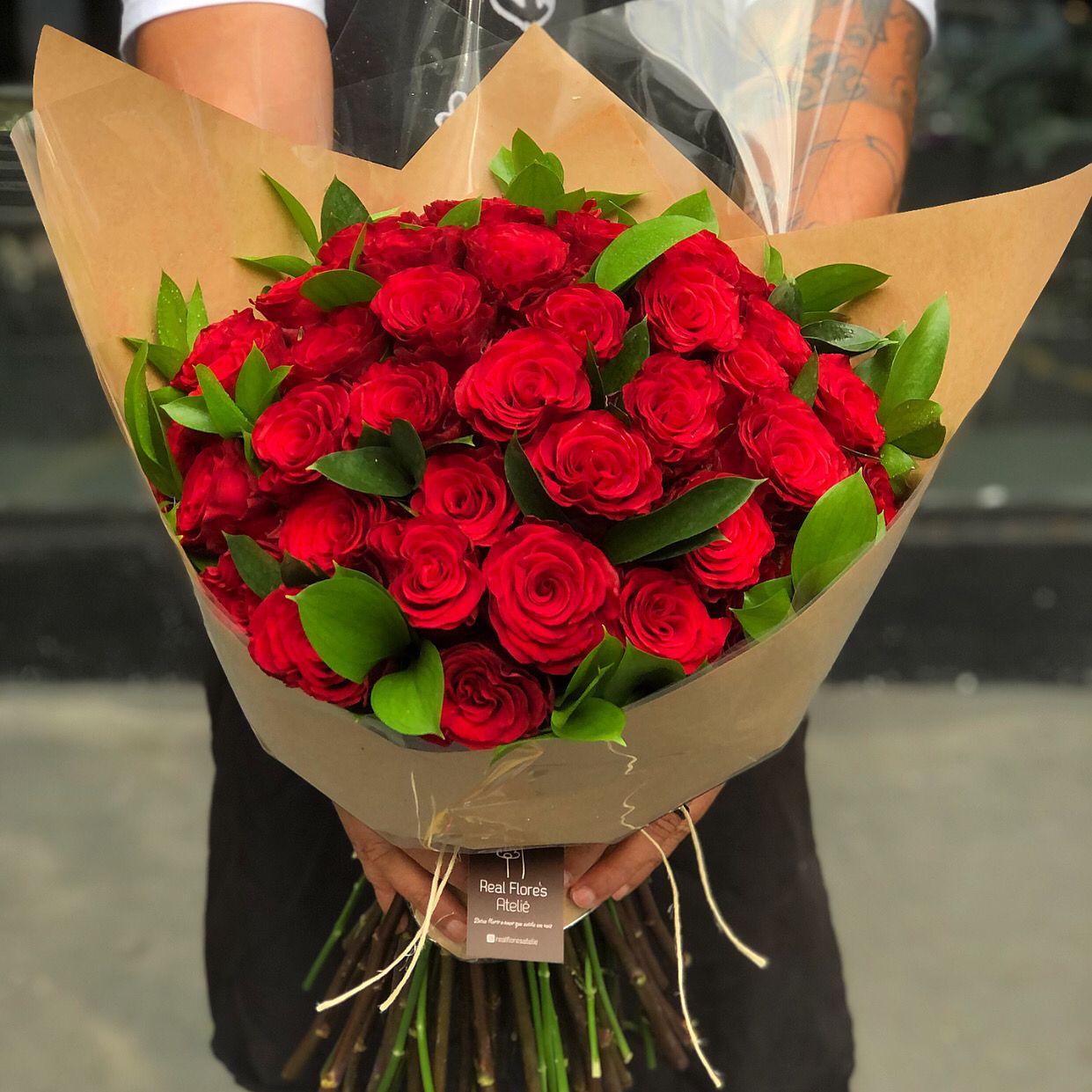 valor casado rotación Buquê de rosas vermelhas – Real Flores